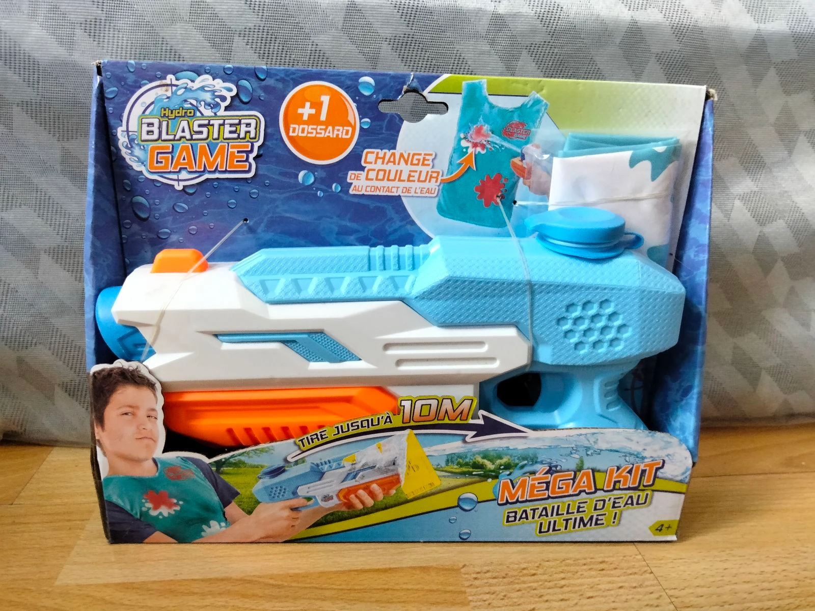 💦 Hydro Blaster Game + dossard réactif à l’eau – Neuf et emballé
